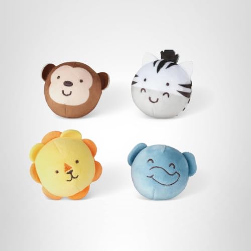 Melissa & Doug Rollables Safari Friends: 4-Piece Infant & Toddler Toy