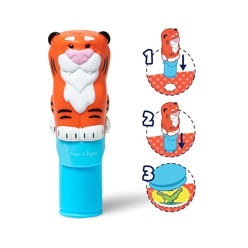 Melissa & Doug Sticker WOW! Tiger Stamper – 24-Page Pad, 300 Stickers, FSC Certified, Ages 3+