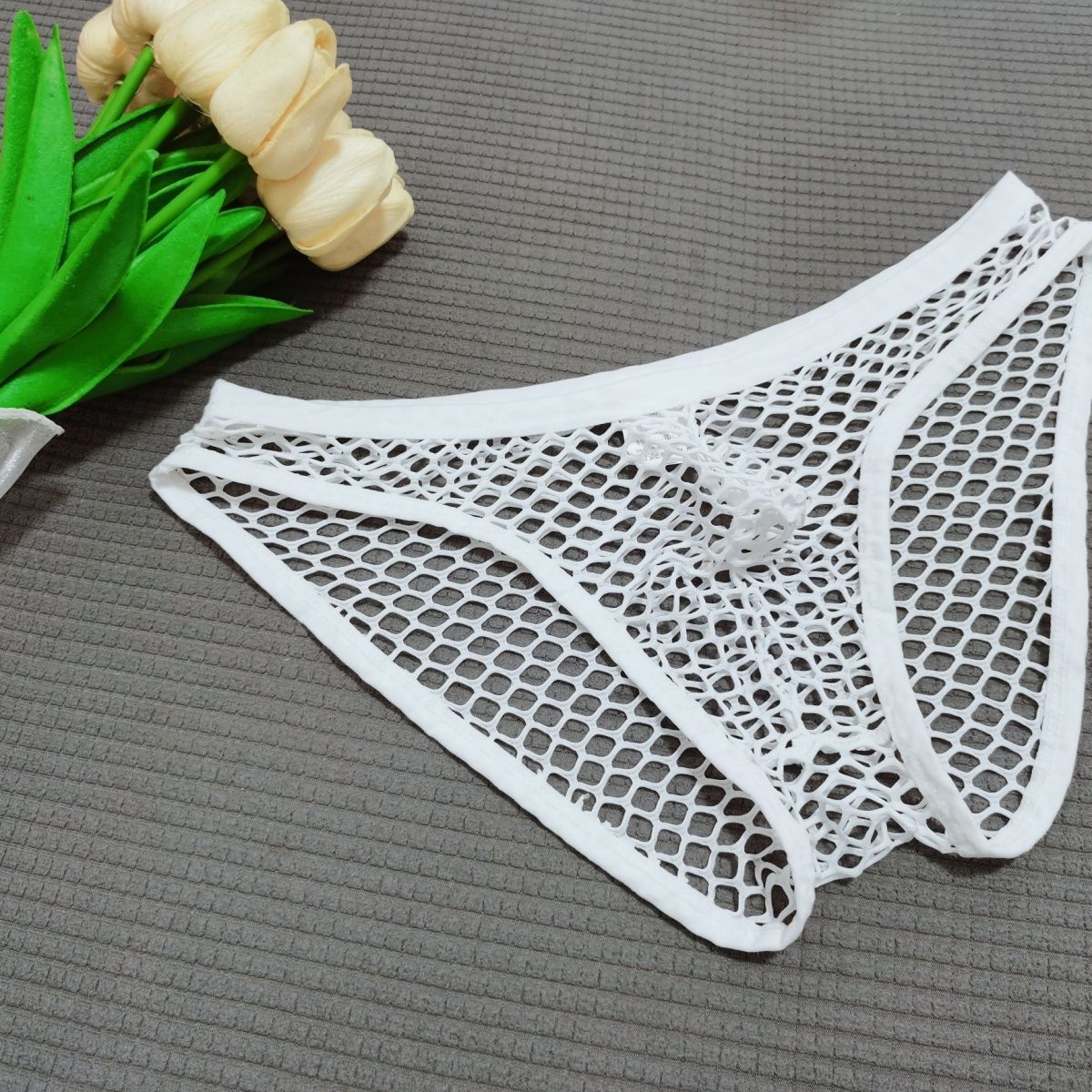 Men's Fishnet Briefs