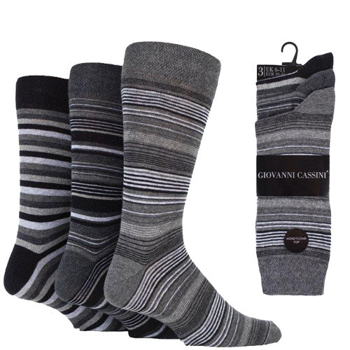 Mens Giovanni Cassini 3 Pairs Socks Buenos Aires
