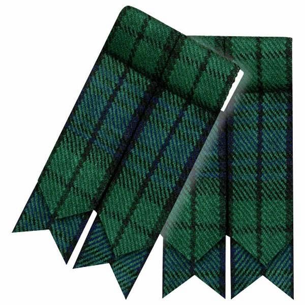 Men's Traditional Scottish kilt Black Watch Tartan 8 Pcs Set Kilt Outfit