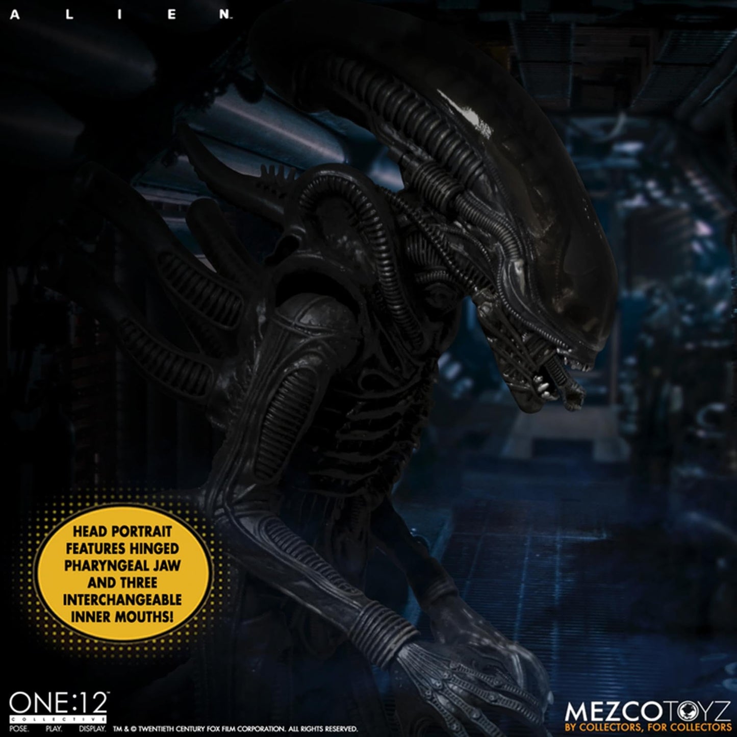 Mezco Alien One:12 Collective Deluxe Action Figure – Multicoloured Plastic