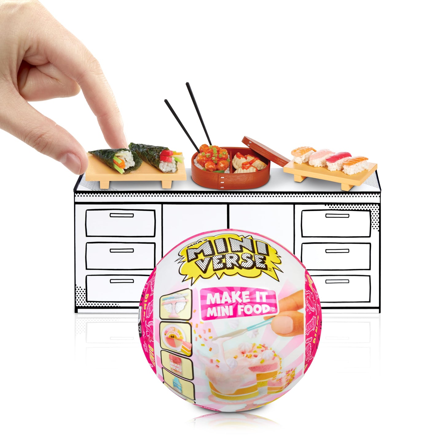 Make It Mini Food Diner Series 3 Sushi Restaurant Bundle (3 Pack) | MGA's Miniverse