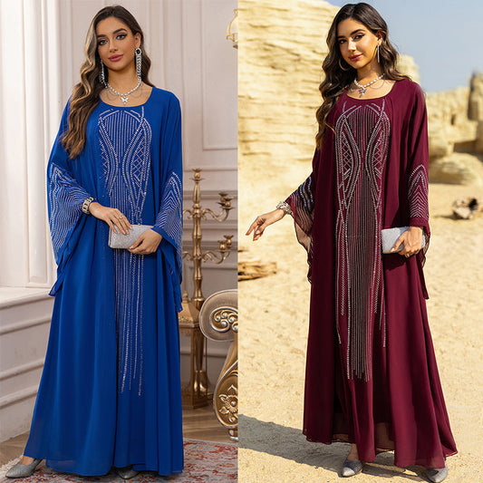 Middle Eastern Long Robe,Women’s Plus Size Evening Dress