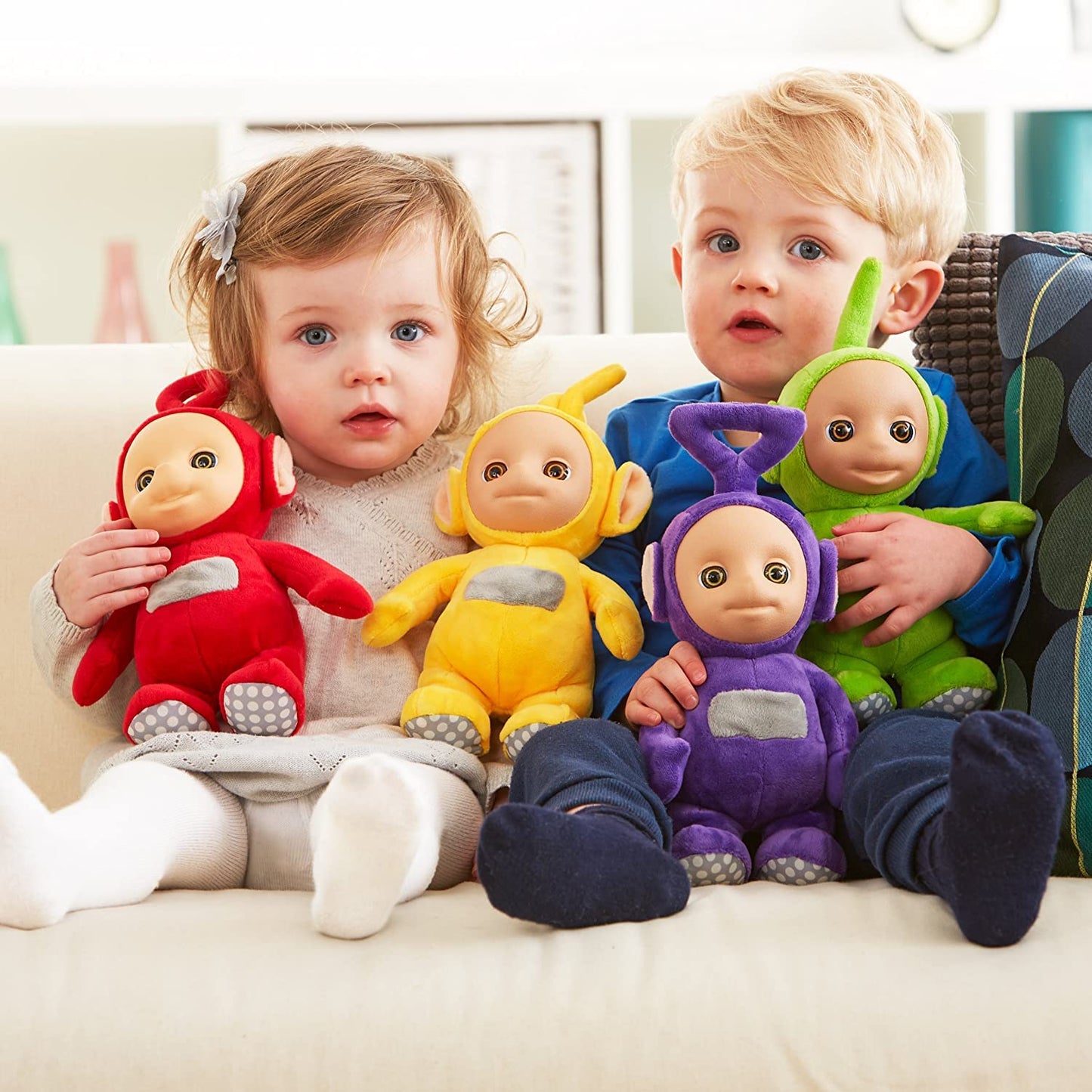 Mighty Mojo Teletubbies Talking Plush Collector Pack – 4 Officially Licensed 11-Inch Dolls