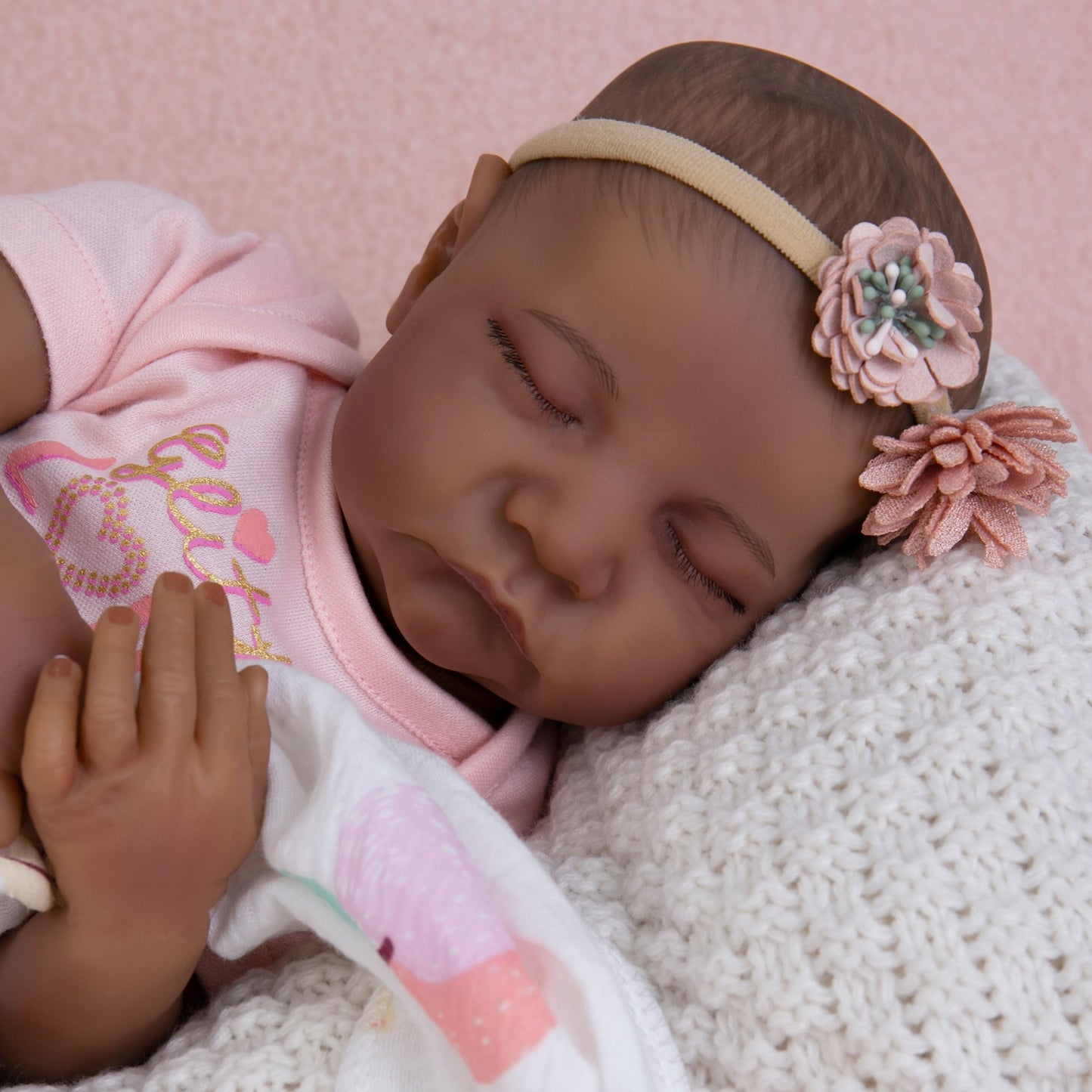 Milidool Lifelike 18-Inch Reborn Baby Doll Girl with Complete Gift Set