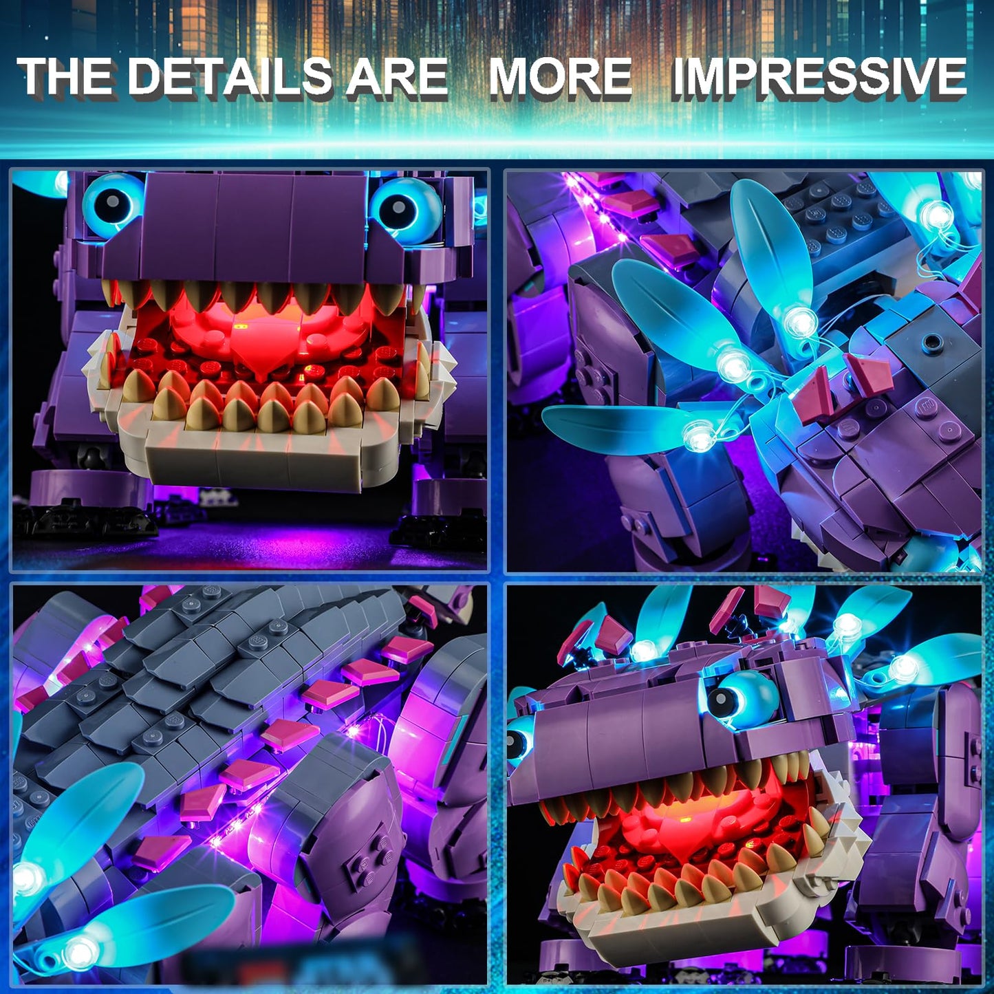 Mililier LED Light Kit for Lego 77077 Fortnite Klombo – LED Light Only