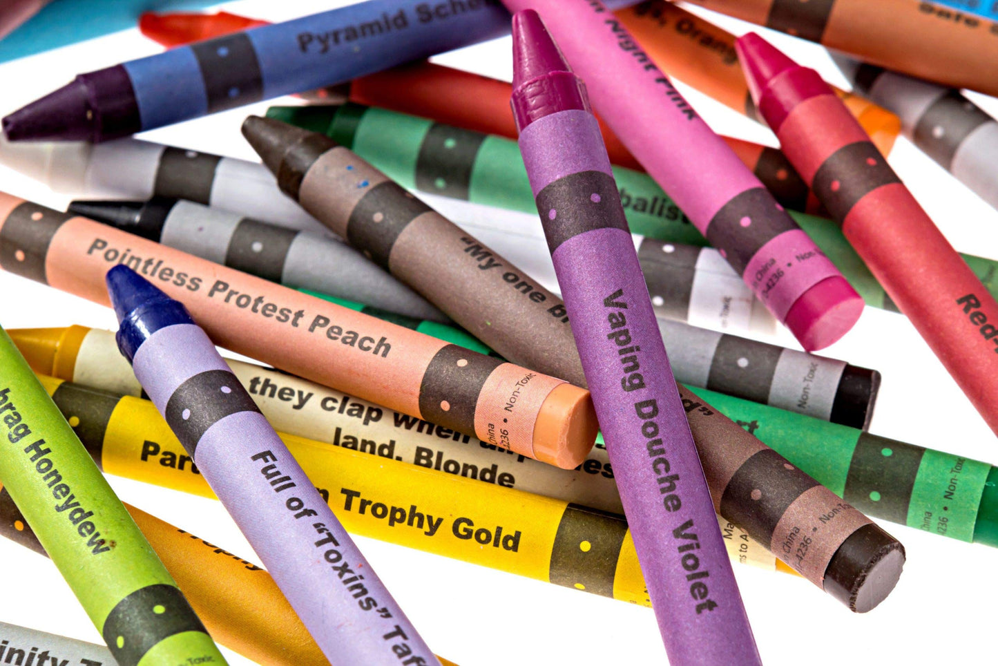 MilkToast Brands Offensive Crayons ISH Edition – HR-Friendly Gag Gift for Office Parties
