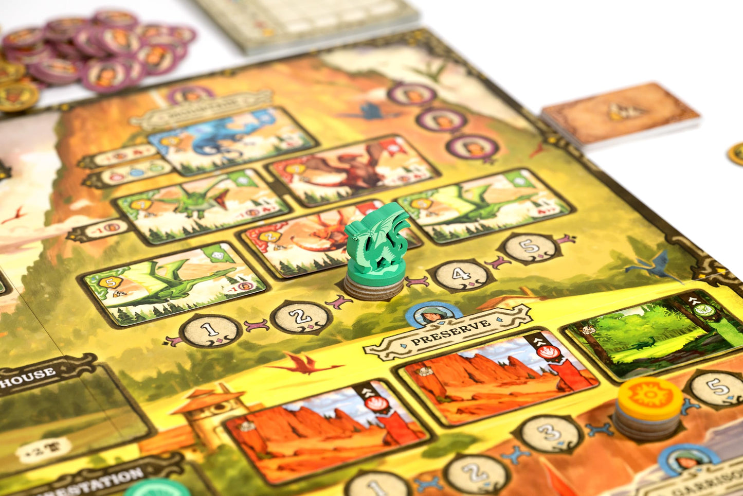 Mindclash Emberheart – Mid-Weight Worker Placement & Dragon Rescue Board Game | 2-4 Players | 60-90 Min