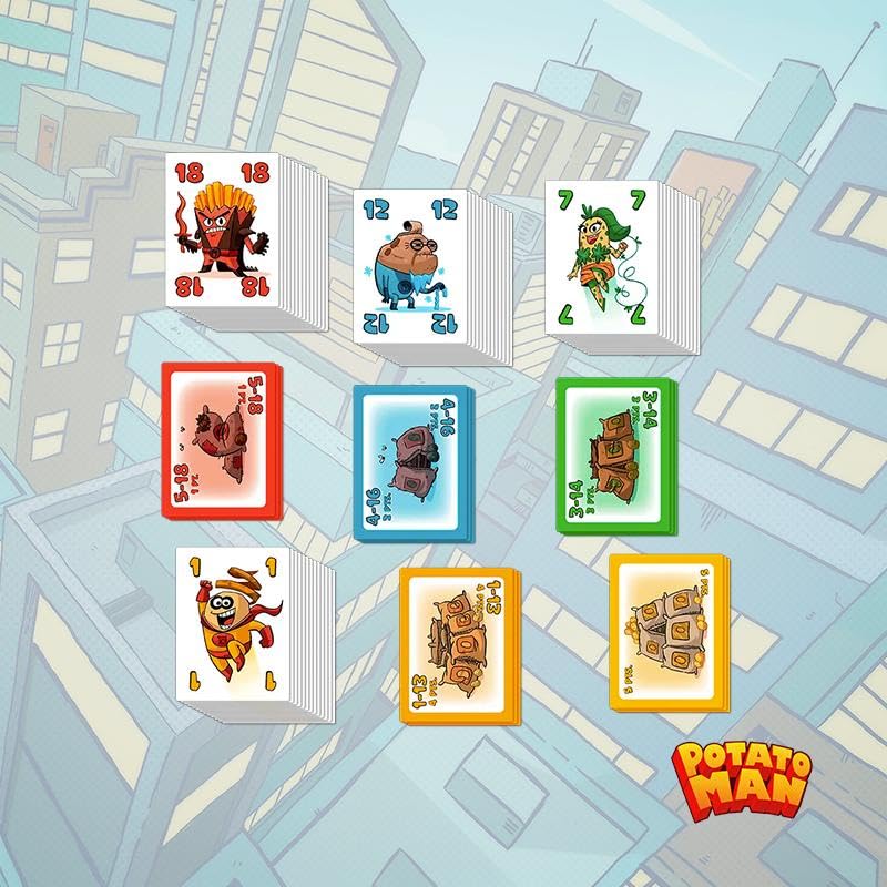 Mind's Vision Potato Man Card Game | Award-Winning Trick-Taking for 2-5 Players