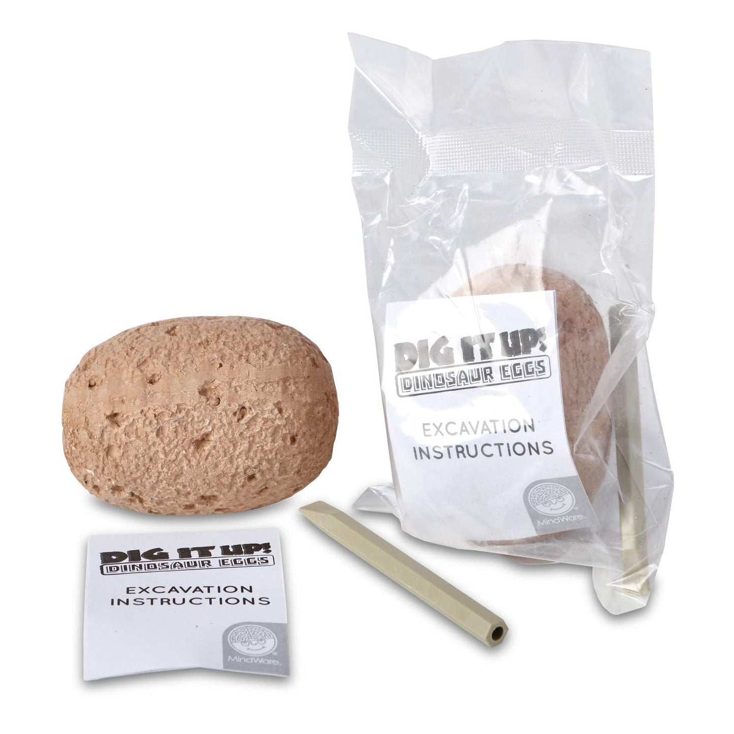 MindWare Dig It Up! Dinosaur Eggs – Hands-On Excavation Kit for Kids