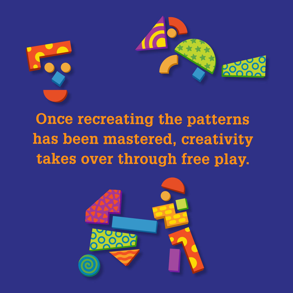 MindWare Imagination Patterns: Magnetic Pattern Tiles for Creative Play