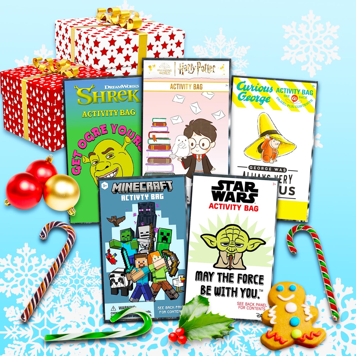 Minecraft Party Favors for Kids Bundle – 24 Mini Play Packs with Coloring Books, Stickers & Crayons