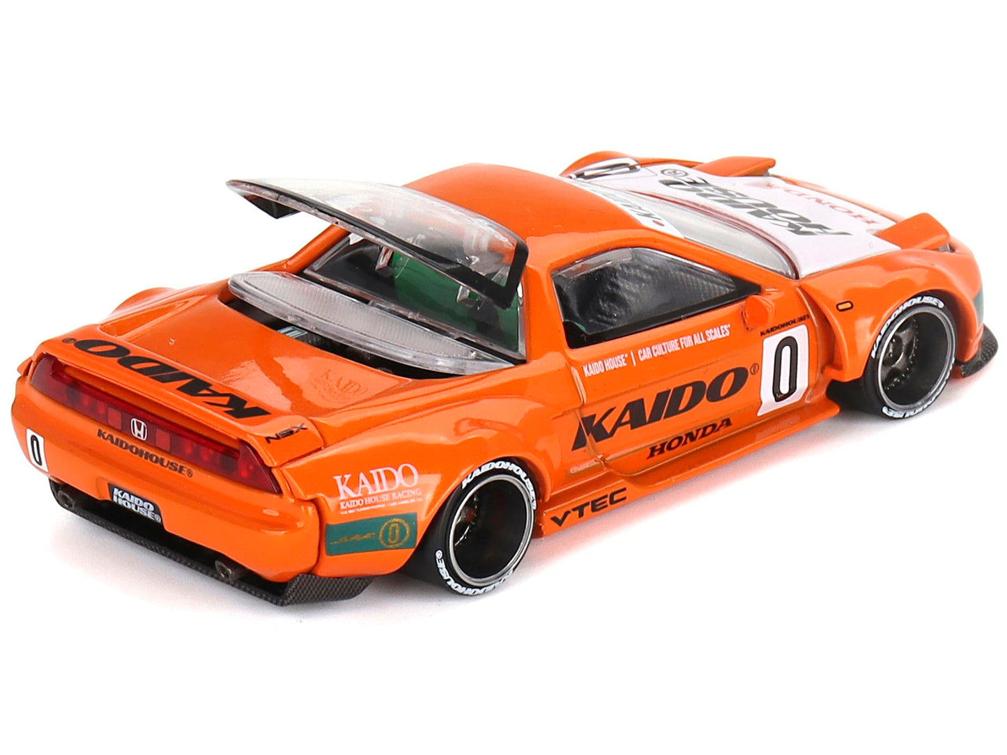 Mini GT Models Honda NSX Kaido Racing V1 Orange 1/64 Diecast Model Car KHMG119 | Kaido House