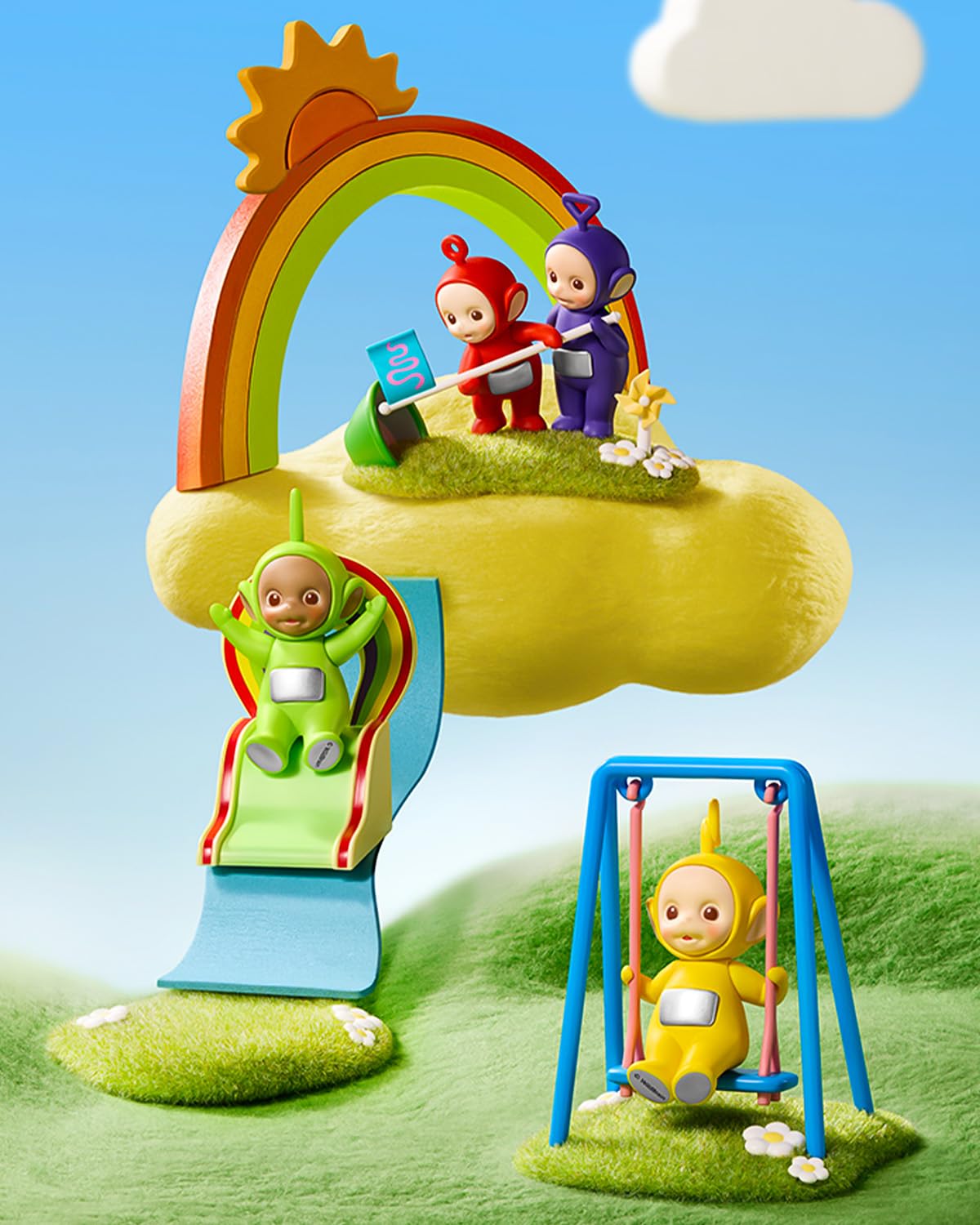 MINISO Teletubbies Blind Box: Magical Island Series Vinyl Figures – 6 Poses Collectible