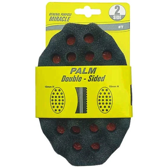 Miracle Palm Double-Sided Sponge (#T) - Gentle Exfoliation & Deep Cleansing for All Skin Types