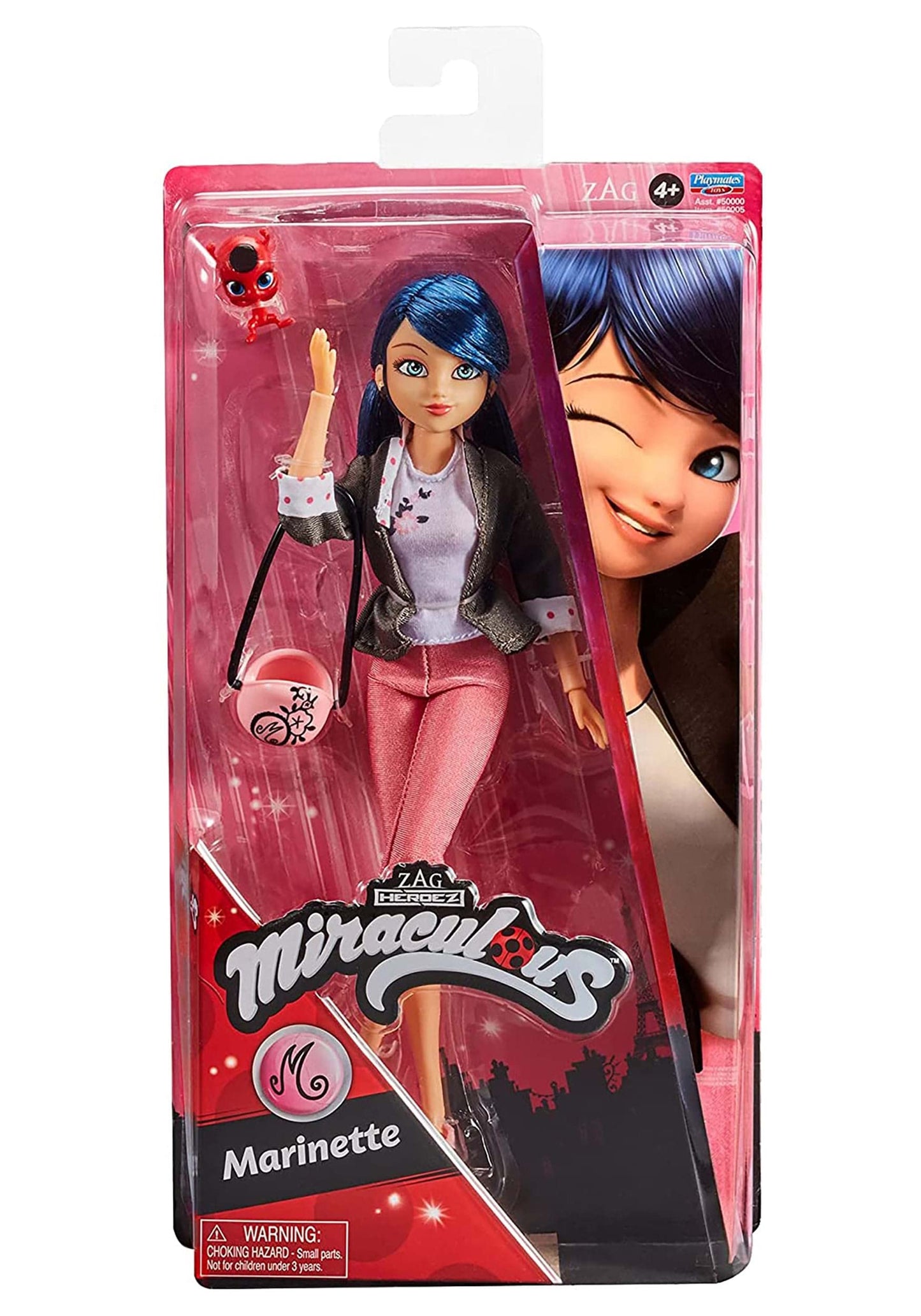 Miraculous Ladybug Marinette Fashion Doll – 15-Point Articulation & Tikki Kwami