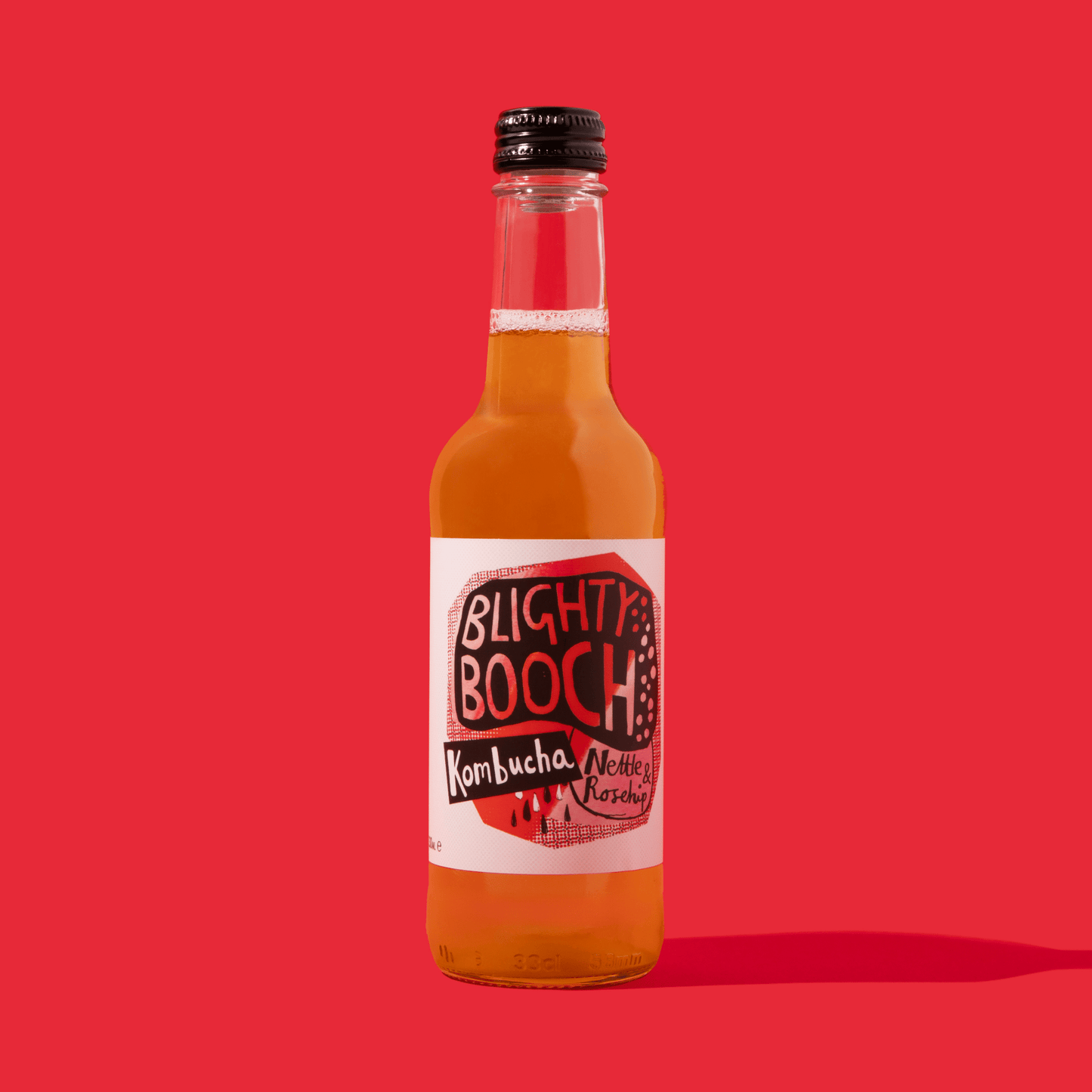 Organic Nettle & Rosehip Kombucha (12 or 24 Pack)