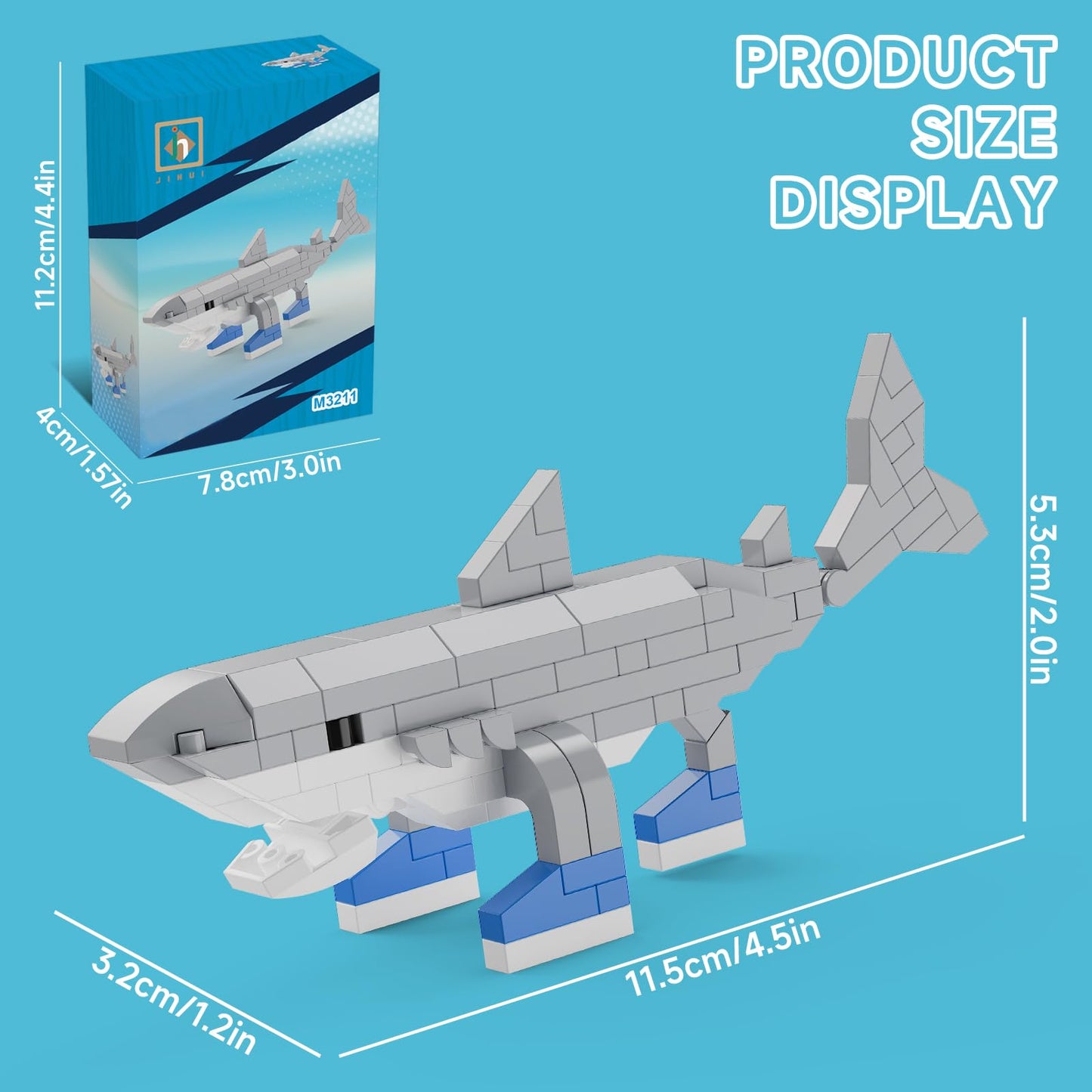 MJDDJA Italian Brainrot Action Figure Building Kit – Creative STEM Blocks & Desk Decor