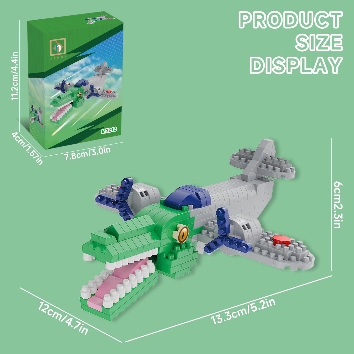 MJDDJA Italian Brainrot Action Figure Building Kit | Creative STEM Blocks for Adults & Teens 14+