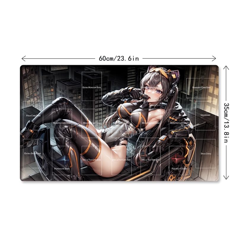 Mlikemat Playmat I:P Masquerena with Zones – Free Bag Included | TCG/OCG Mat ZD039-688-A