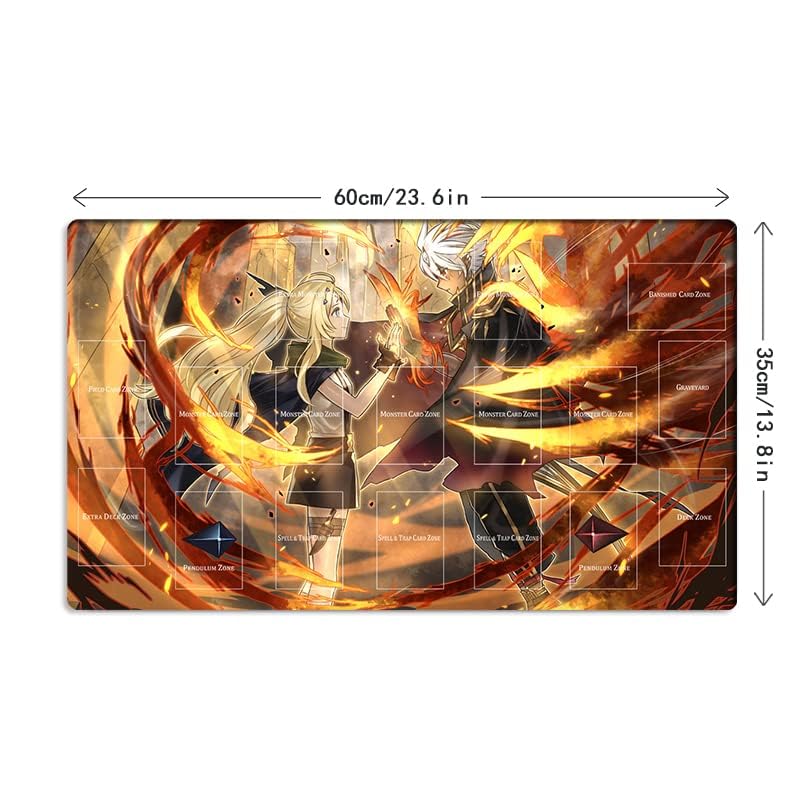 Mlikemat Dogmatika Ecclesia Playmat – The Virtuous & Fallen of Albaz CCG Mat + Free Bag