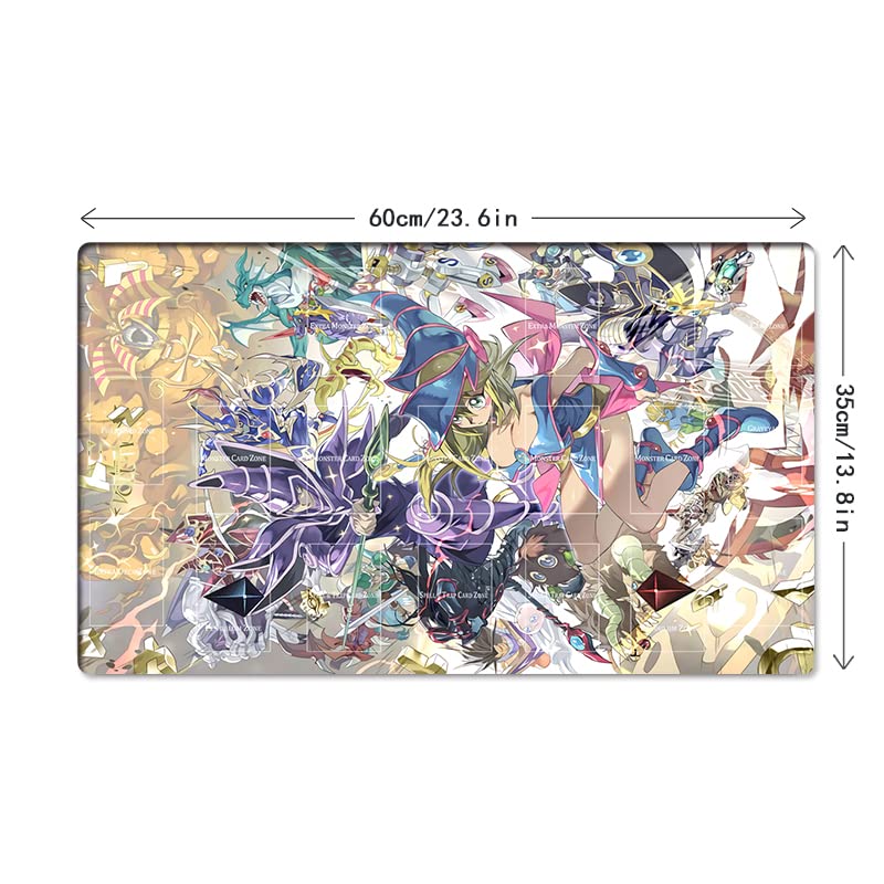 New Mlikemat Playmat Duel Monsters TCG CCG OCG with Zones + Free Bag (ZD039-558-A)