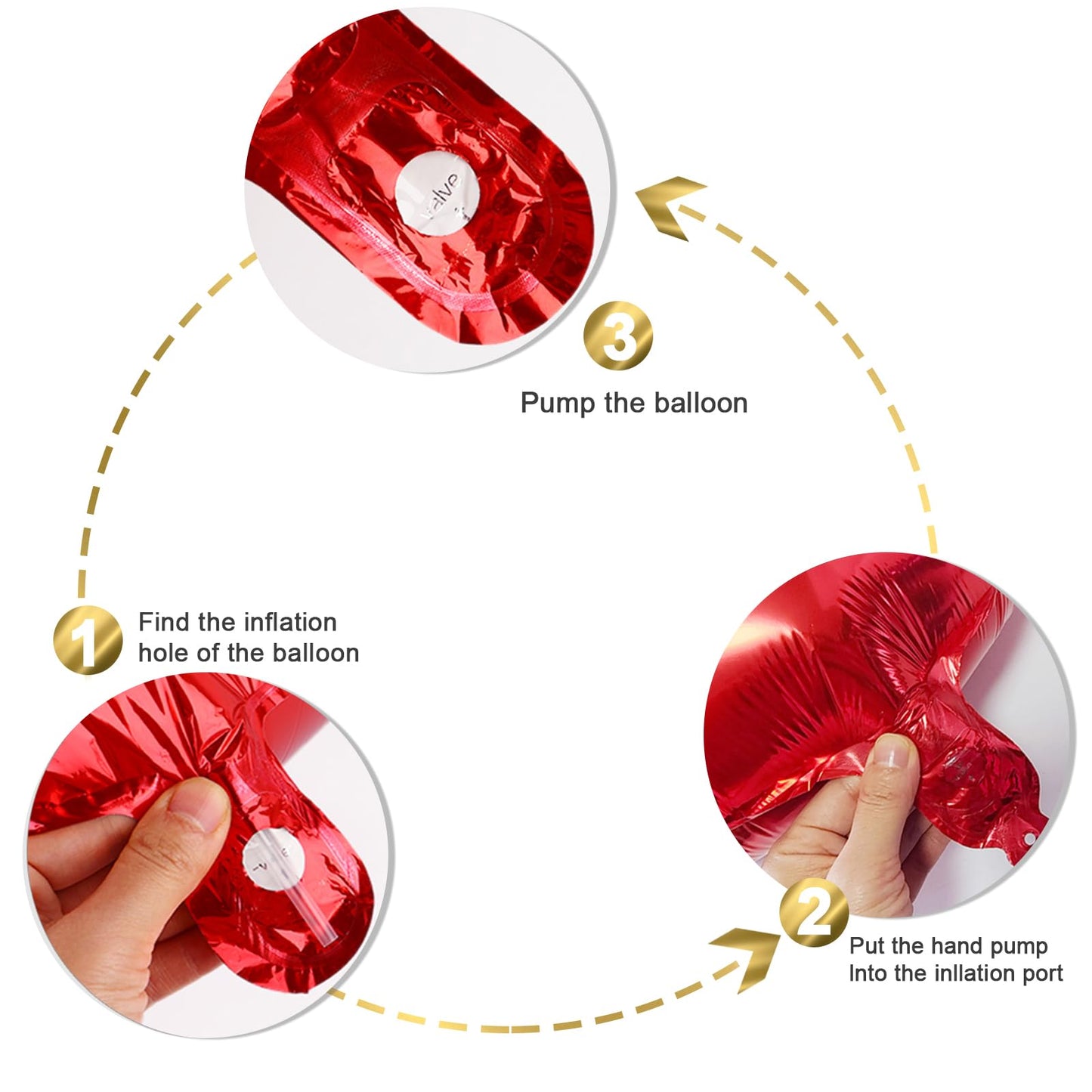 Mluchee 40-Inch 2026 Number Balloon – New Year’s Eve & Graduation Decor, Red Foil