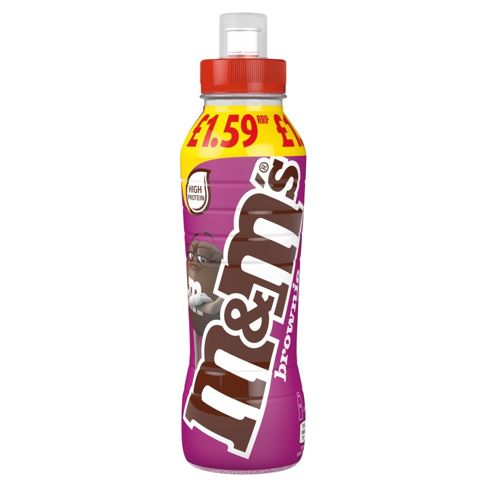 M&M Chocolate Brownie Milkshake 350ml (Case of 8)