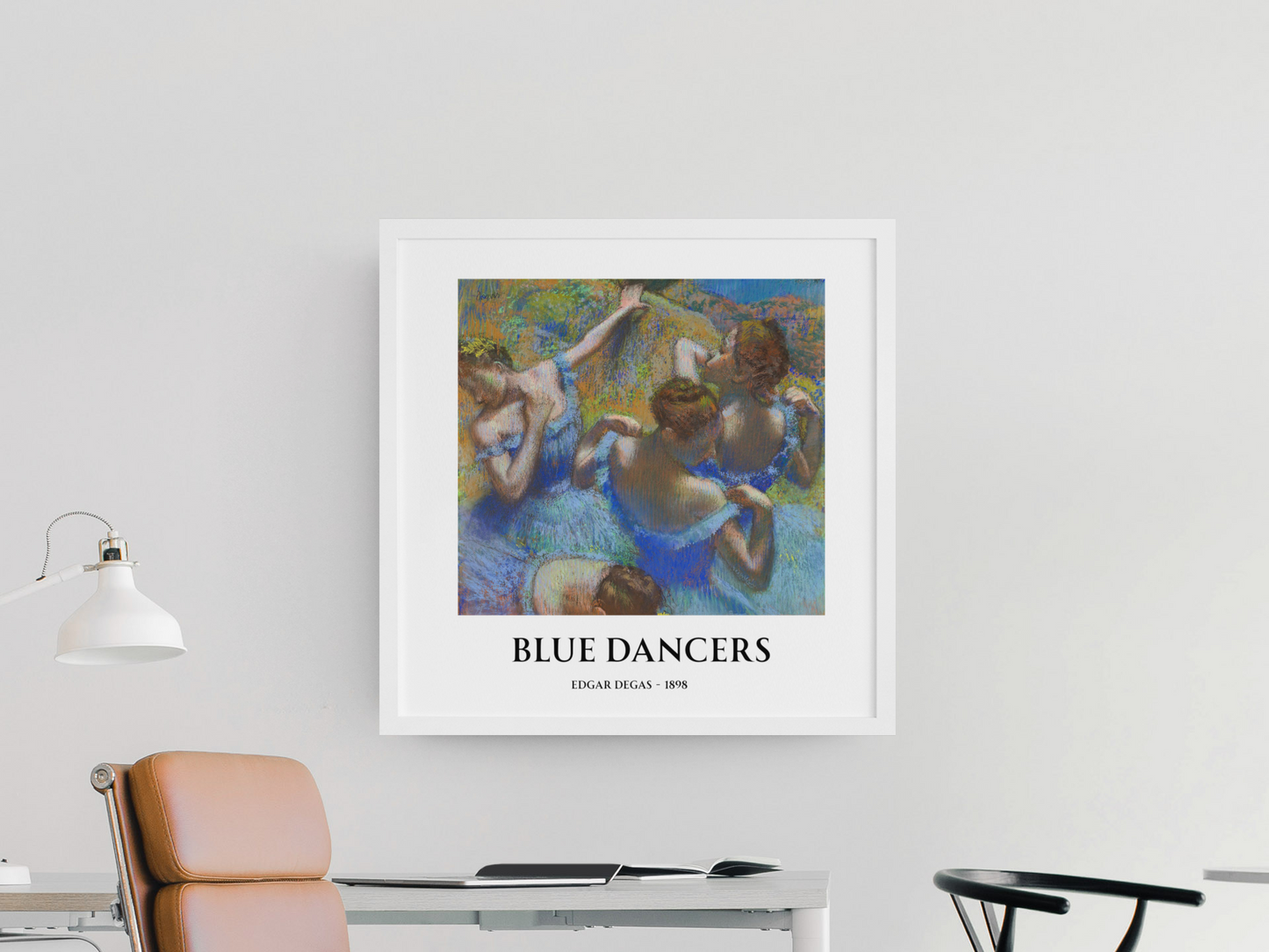 Edgar Degas Blue Dancers Poster – Vintage Ballet Wall Art Print