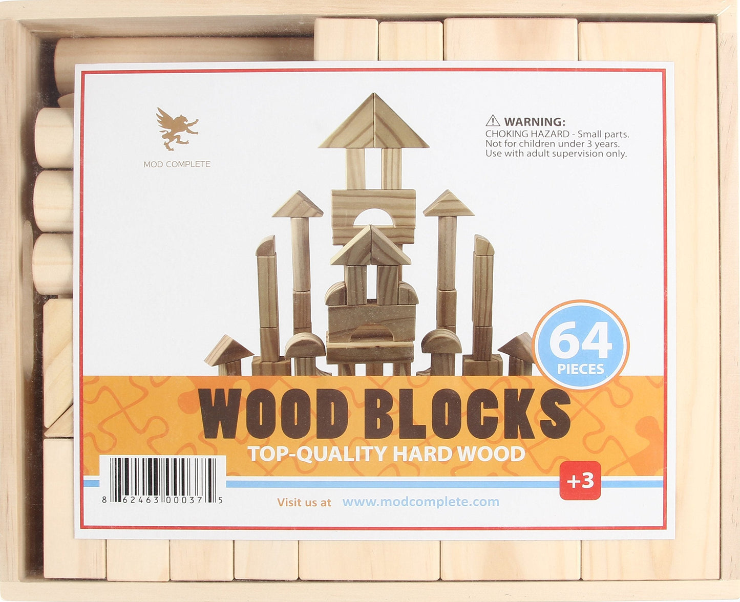 MOD Complete Standard Unit Building Blocks – 64 Pcs with Storage Tray