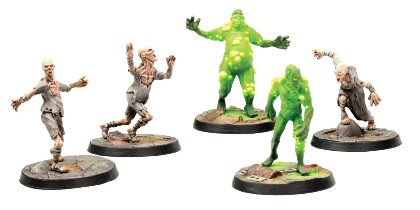 Modiphius Fallout: Wasteland Warfare – Ghouls Miniatures (5 Resin Figures)