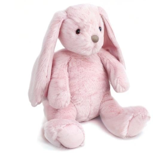MON AMI Rosie The Bunny — 13-Inch Pink Plush Rabbit | Cuddly Toy & Nursery Decor