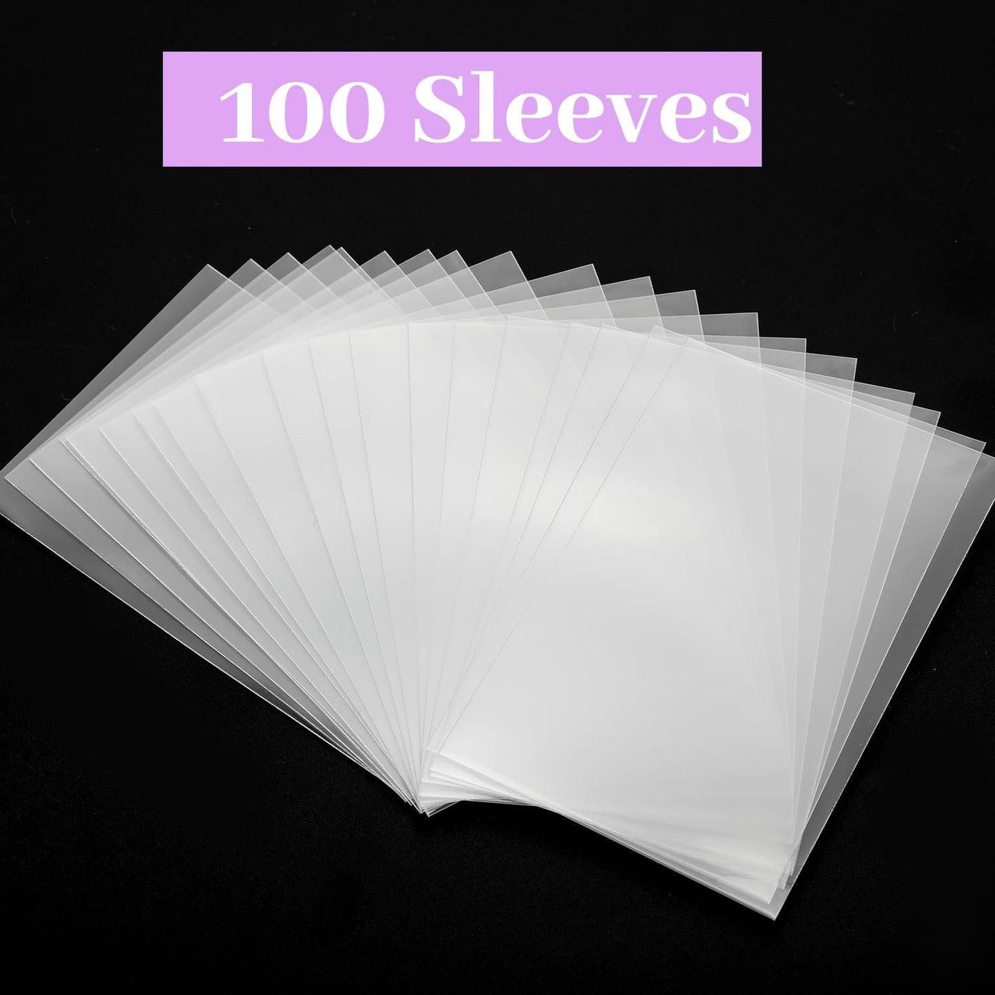 Monigte 100 Pcs Photocard Sleeves 57x88mm – Ultra Clear Protector