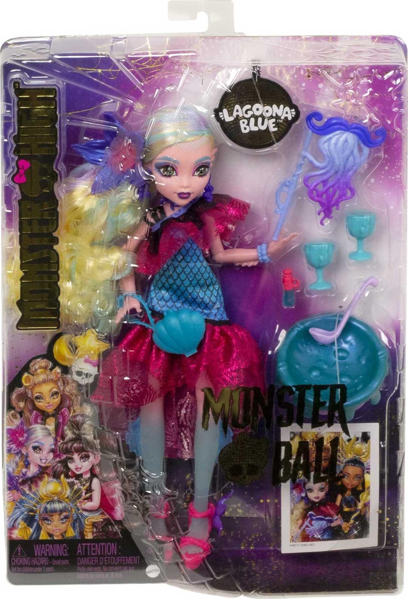 Monster High Lagoona Blue Monster Ball Doll – Party Dress & Accessories
