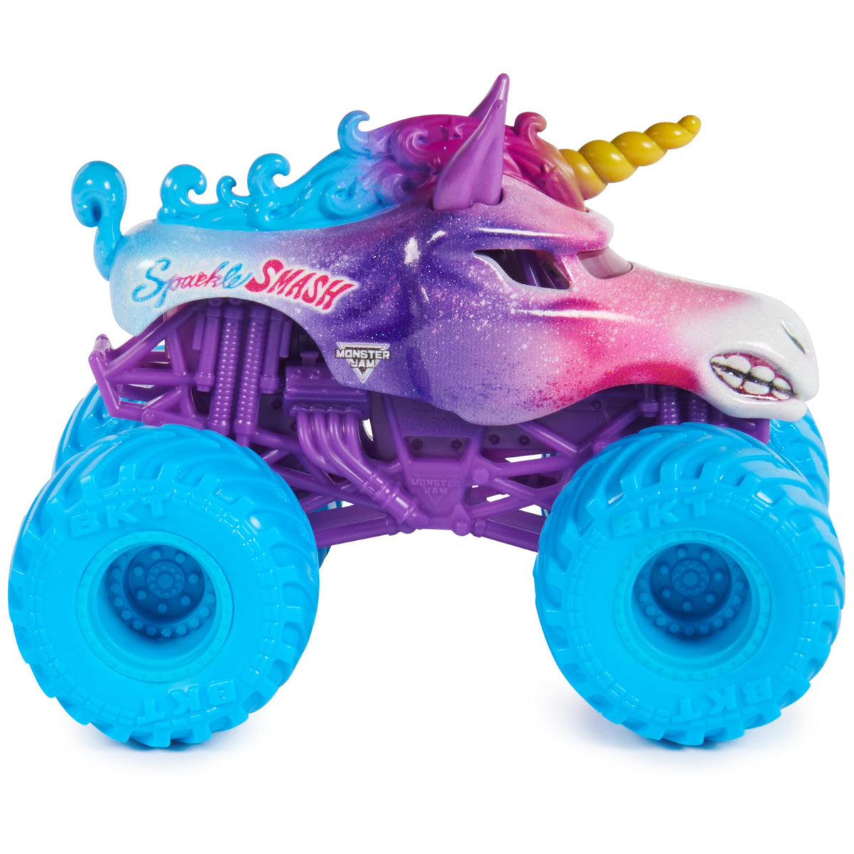 Monster Jam Sparkle Smash 1:64 Die-Cast Monster Truck – Official Toy for Ages 3+
