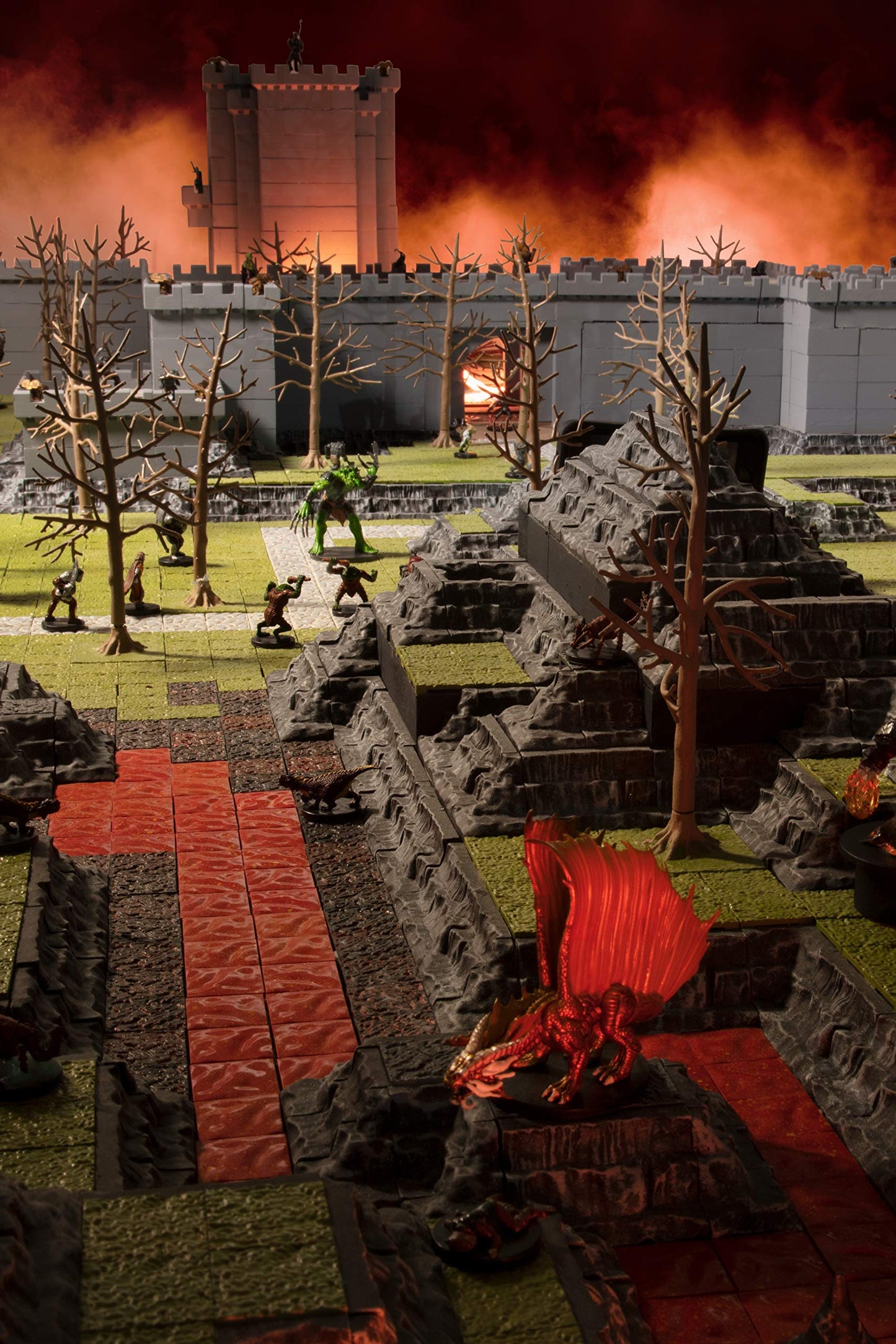 Monster Protectors Adventure Terrain Water Tiles – 50pc Hand-Painted, Snap-On D&D & Pathfinder Compatible
