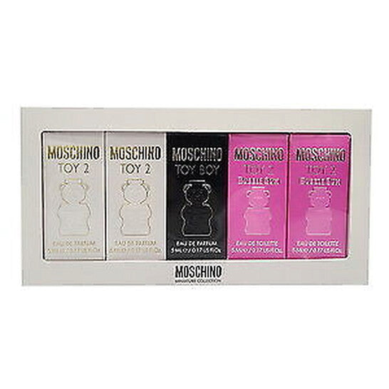 Moschino Toy Miniature Gift Set 2 x 5ml Toy 2 EDP + 5ml Toy Boy EDP + 2 x 5ml Toy 2 Bubble Gum