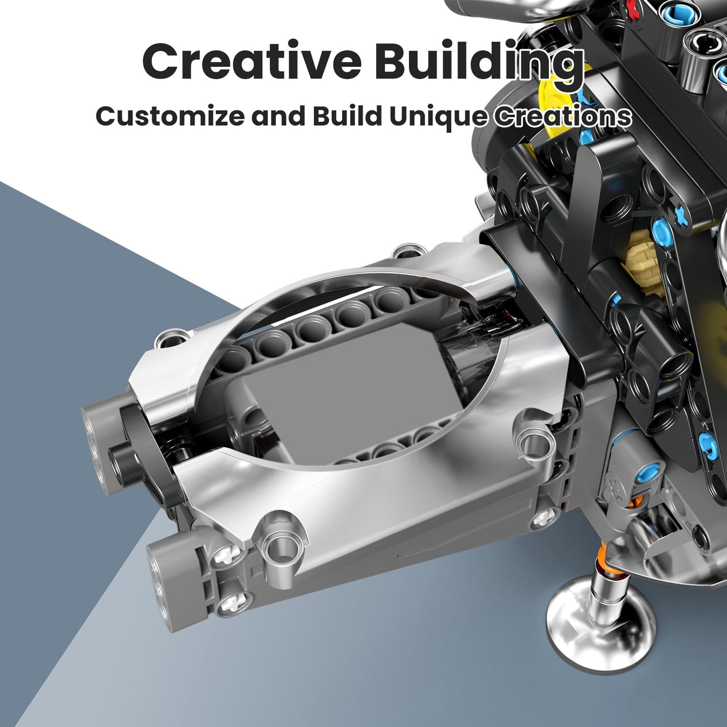 Mould King W16 Engine Kit – 952-Piece STEM DIY Model with Motor for Adults (14+)