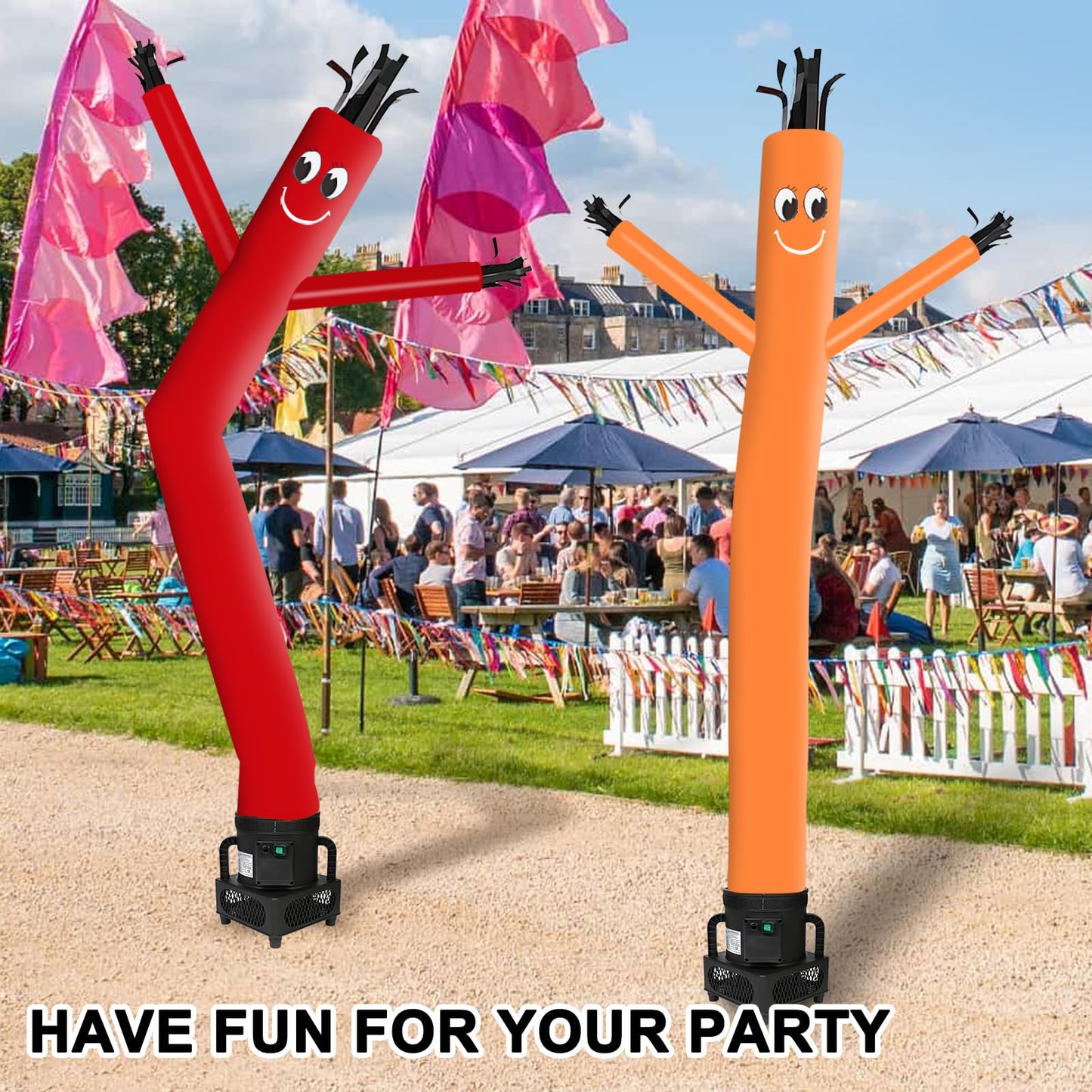 MOUNTO 6FT Fly Puppet Dancer with 1/3hp Blower – Complete Set (Orange)
