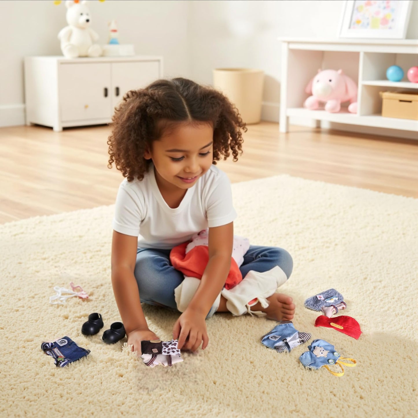 MOVOLIVI 6.7in Doll Outfit Set – 4-Piece Premium Fashion for Collectors