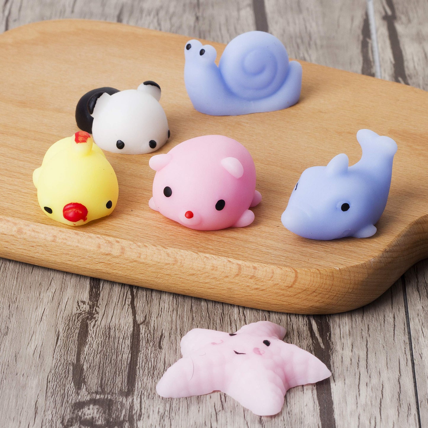 Mr. Pen Squishy Toys 12 Pack – Colorful Mini Squishies for Kids