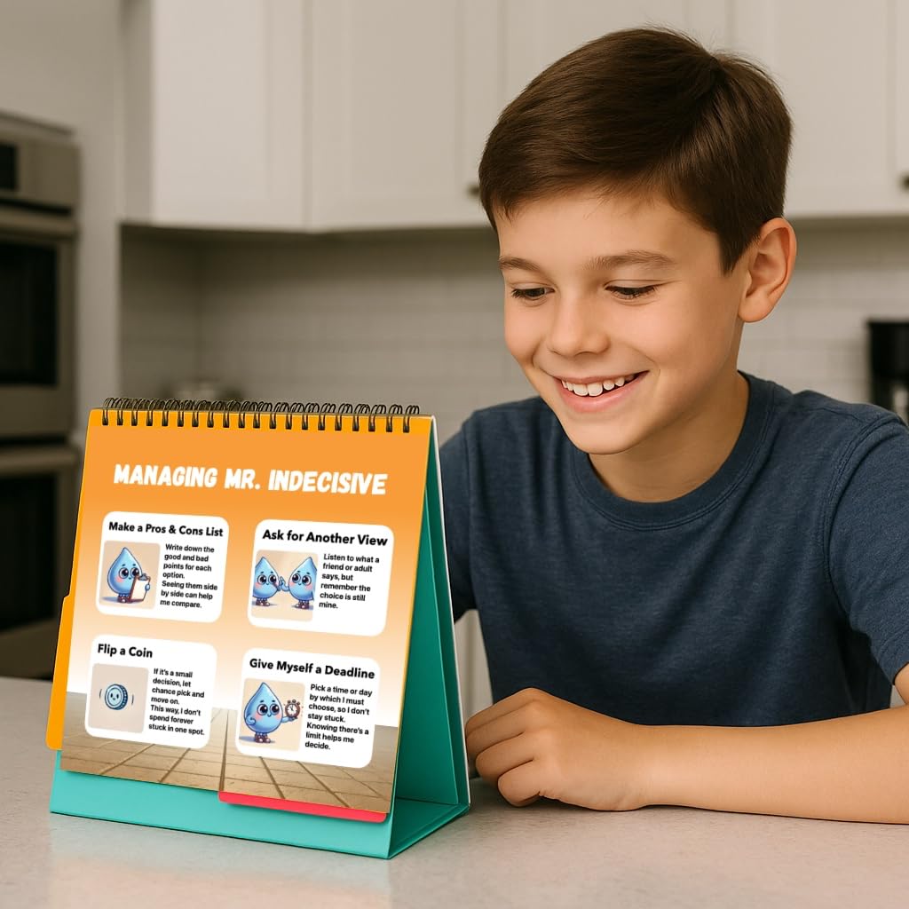 Multi-Memo Emotion Flipbook for Kids | Feelings Builder for Home, School & Therapy