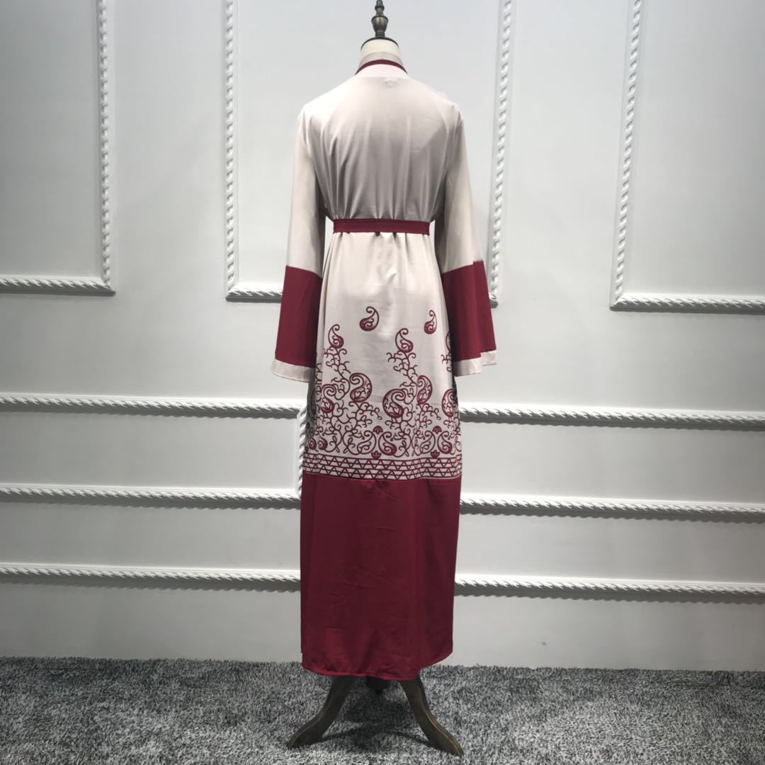 Muslim Women's Abaya Dress-Breathable Abaya Cape