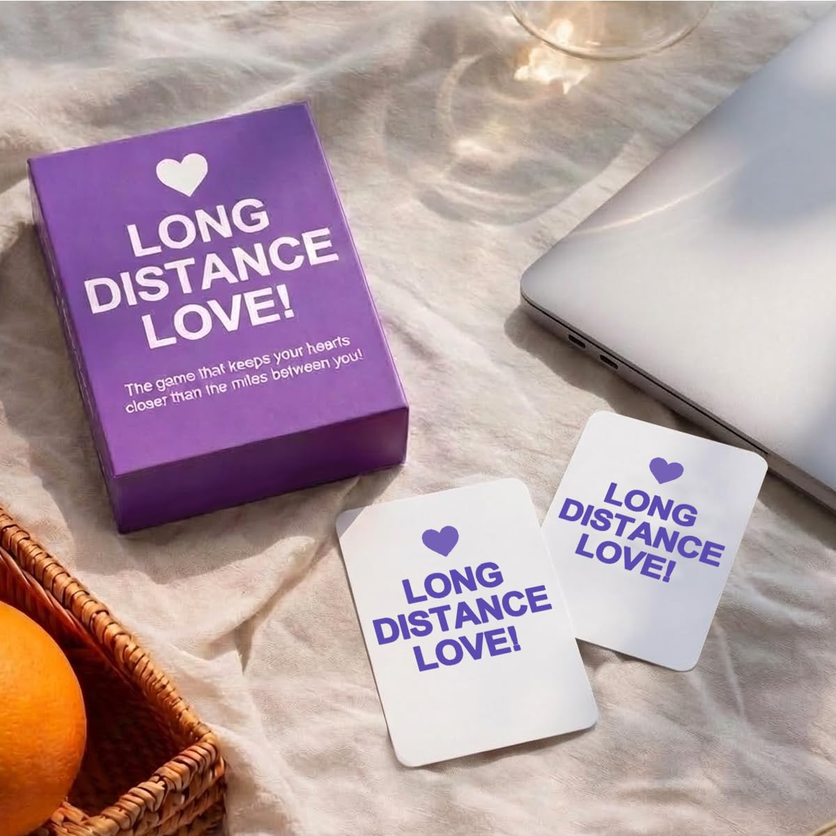 MY HERO CARDS: Long Distance Love Card Game — 150 Prompts for Couples