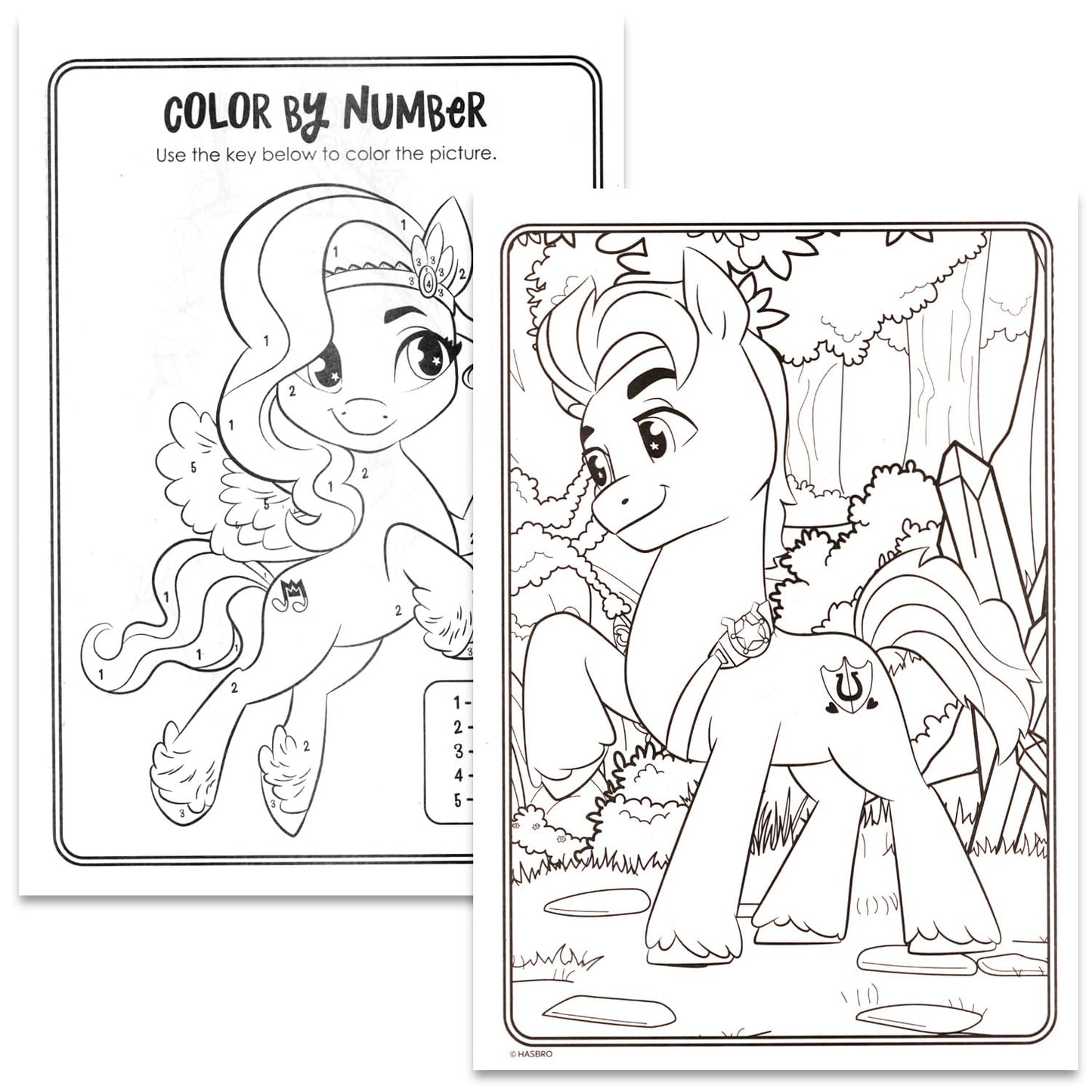 My Little Pony Coloring and Activity Book Set - 32 Pages, Bracelets, and More