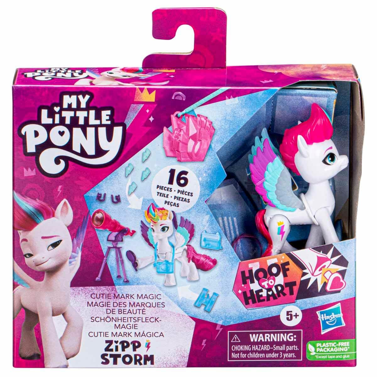 My Little Pony: Make Your Mark Zipp Storm – 3-Inch Hoof to Heart Figure with Surprise Accessories (Ages 5+)