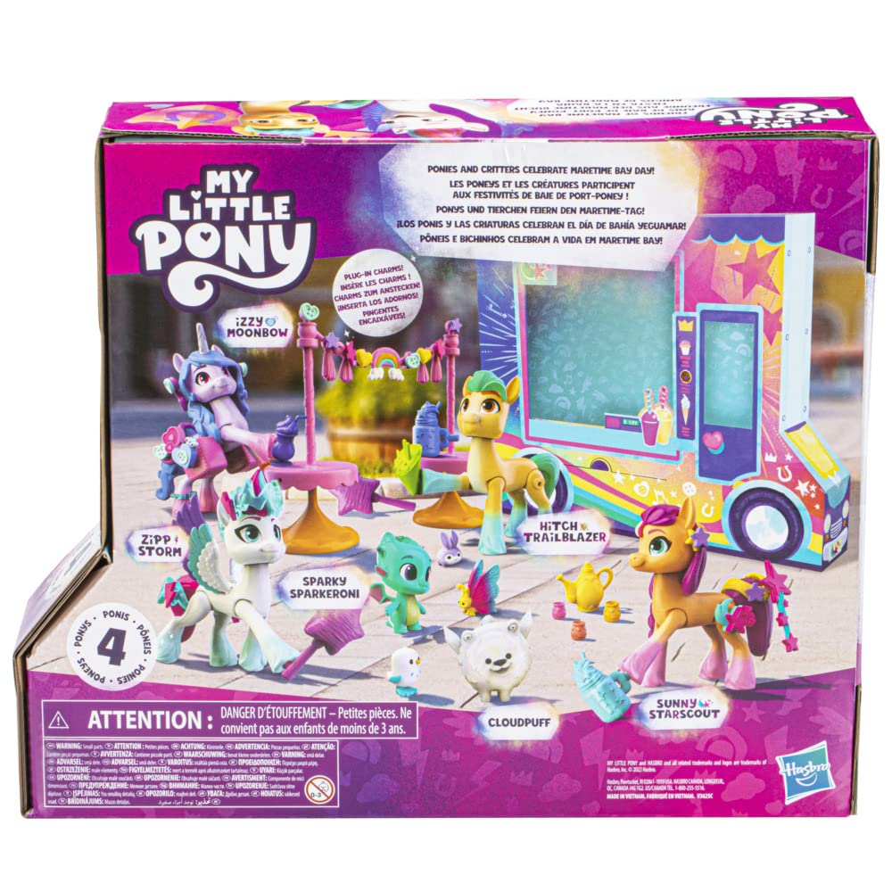 My Little Pony: Friends of Maretime Bay – 4 Pony Figures & 50 Accessories | Make Your Mark Toy Set