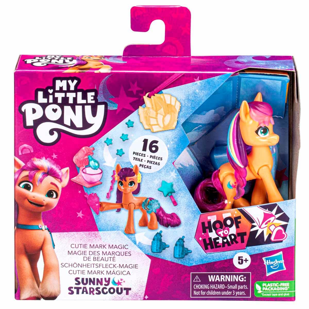 My Little Pony Sunny Starscout 3-Inch Hoof to Heart Toy with Surprise Accessories