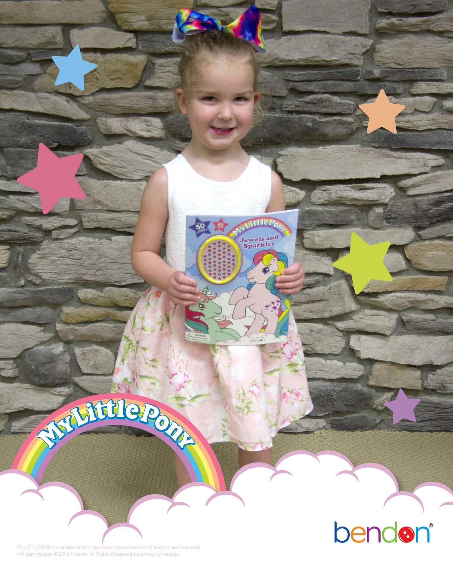 My Little Pony 48-Page Coloring & Activity Book with 50 Jewel Stickers – Bendon